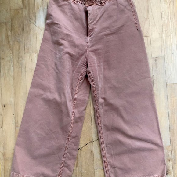 Cropped Wide-Leg Pants - Picture 1 of 2